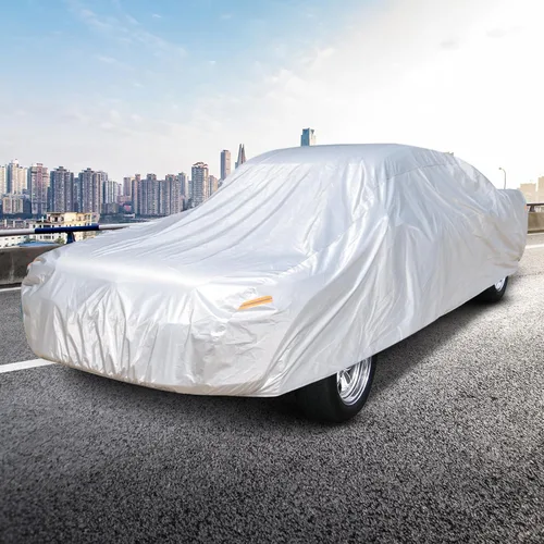 Vista 7 de Funda impermeable para automóvil para todo clima para Cadillac DeVille, Thunderbird, Impala SS 1959-1984, Grand 1961-1996 – Protección de servicio