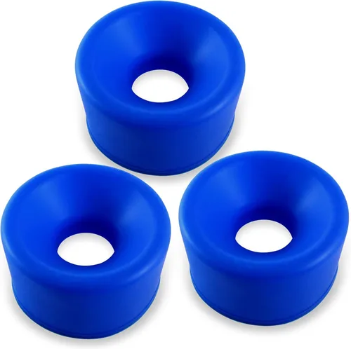 Vista 7 de LeLuv Sello de vacío de manga de silicona negra pequeña para cilindros de bomba de pene de 1.35 "-1.75