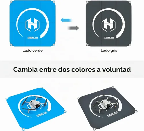Vista 3 de STARTRC - Almohadilla de aterrizaje para dron, universal, impermeable, portátil, plegable, rápido para Neo 2/Aavata 360/Mini 5 Pro/4/3/2