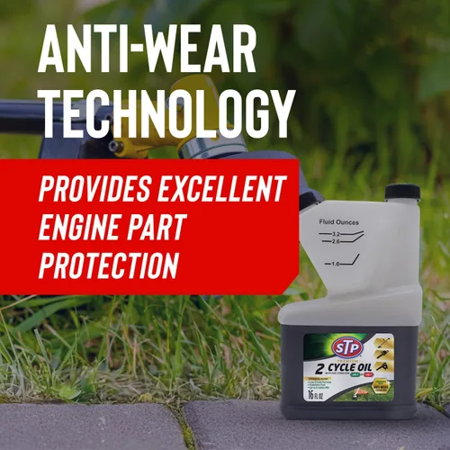 Vista 2 de Aceite STP Premium para 2 tiempos con estabilizador de combustible, 16 onzas líquidas