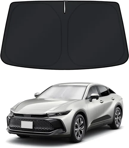Vista 96 de KUST Parasol para parabrisas para BMW X1 F48 2016, 2017, 2018, 2019, 2020, 2021, 2022, accesorios de ajuste personalizado, parasol plegable