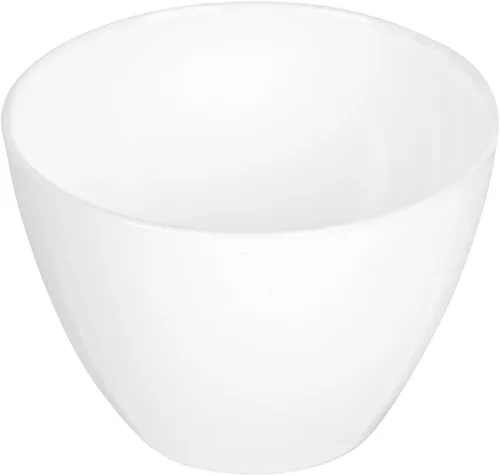 Vista 2 de Restaurantware - Mini cuencos de degustación de 2 onzas, 100 cuencos redondos- Desechables, resistentes, cuencos de postre de plástico blanco