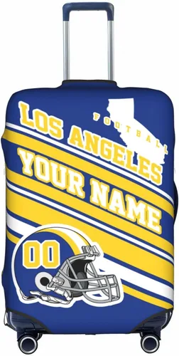 Vista 10 de Fundas de equipaje personalizadas con nombre y número, funda de maleta lavable elástica personalizada para equipaje, Arizona, Fútbol