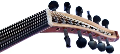 Vista 6 de Etapa de Oud Eléctrica Profesional Turca HSO-302E Instrumento Musical de Cuerda Oud Ud Aoud