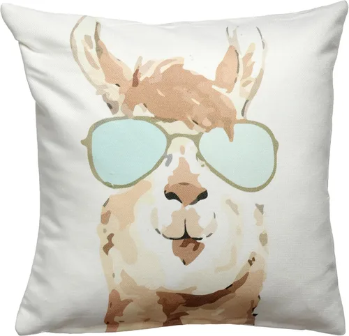 Vista 22 de Fab Habitat Almohada para interiores y exteriores hecha de hilo de poliéster reciclado, doble cara, resistente a las manchas, lavable a máquina