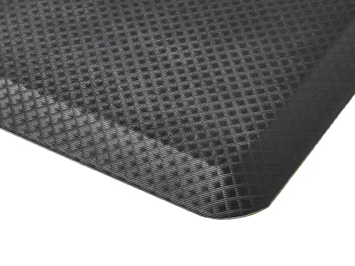 Vista 3 de Yaxa Basics Tapete Rectangular Duradero Anti-Fatiga Ergo Comfort de Pie de 3/4", 32"x20", Negro