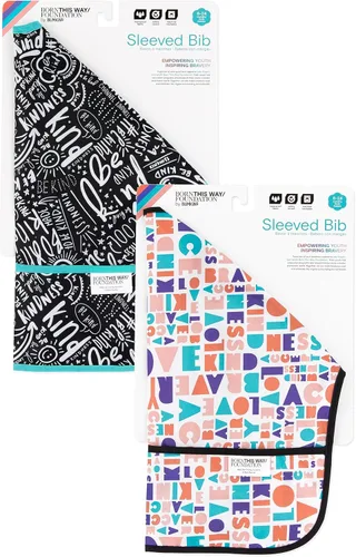 Vista 6 de Bumkins Sleeved Bib for Girl or Boy, Baby and Toddler for 6-24 Mos