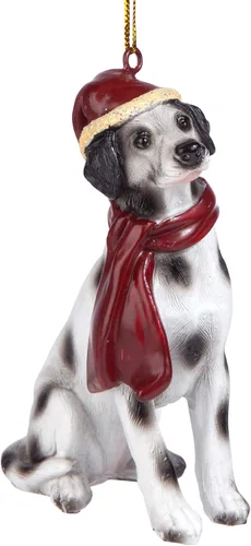 Vista 16 de Design Toscano - Figura de perro para decoración navideña.