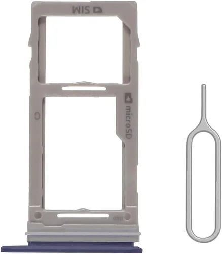 Vista 7 de Bandeja de repuesto para tarjeta SIM para Samsung Galaxy S9 y S9 + Plus (anillo de goma impermeable negro y pin de expulsión