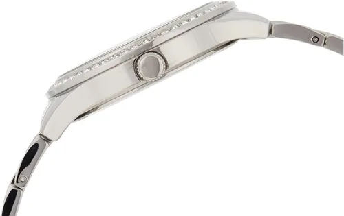 Vista 3 de GUESS W1280L1 - Reloj analógico para mujer de 1496in con esfera plateada de cuarzo