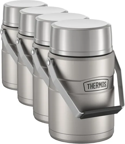 Vista 19 de THERMOS Stainless King Tarro de alimentos aislado al vacío con cuchara, 16 onzas, verde militar