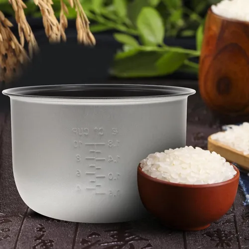 Vista 3 de Yardwe Olla interior para olla arrocera, 1 pieza antiadherente 5L interior olla de cocina contenedores de repuesto para olla arrocera