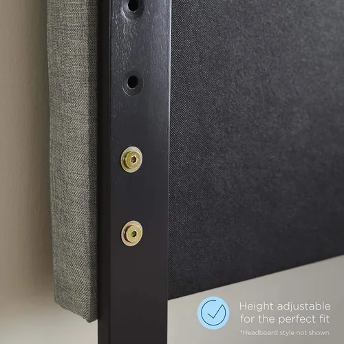 Vista 7 de Modway Draper - Cabecera capitoné de tela y madera en color beige nogal