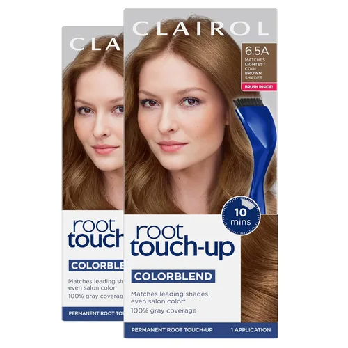 Vista 27 de Clairol Root Touch-Up de Nice'n Easy Tinte permanente para el cabello, 4 Castaño Oscuro Color de Cabello, Paquete de 1