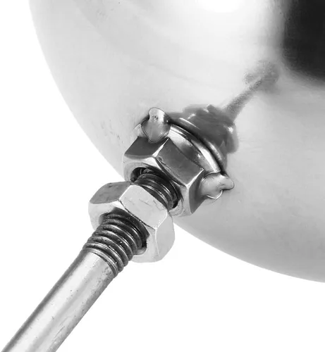 Vista 3 de Ball Valve 1pc, Automatic Water Level Sensor Float Ball Valve, Stainless Steel Straight Plug with Float Valve for Industrial and Domestic Water