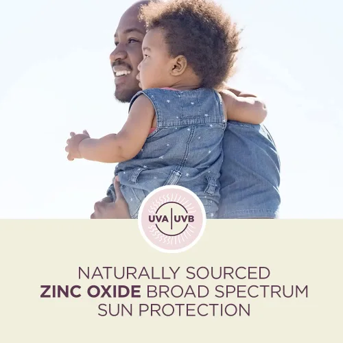 Vista 4 de Coppertone Pure and Simple Baby Protector Solar en Barra SPF 50, Protector Solar Mineral de Óxido de Zinc para Bebé, Cuerpo y Cara, Barra de 0.49 Oz
