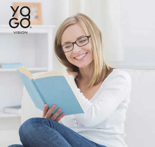 Vista 5 de Yogo Vision 6-Pack Reading Glasses for Men and Women – Readers in 4 Frame