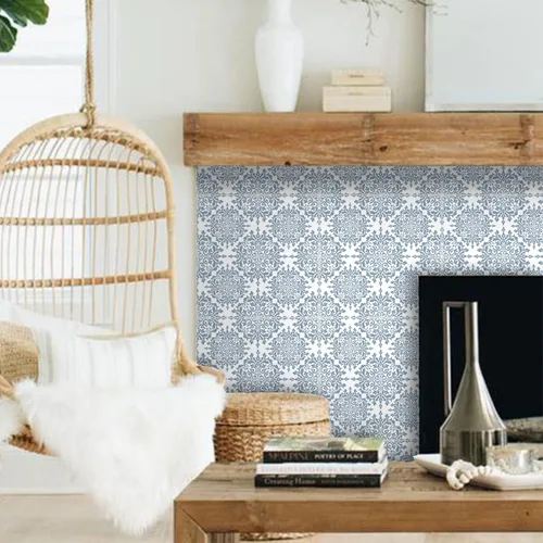 Alwayspon Adhesivos de transferencia de azulejos de vinilo esmerilado para despegar y pegar, calcomanías autoadhesivas para azulejos de pared,