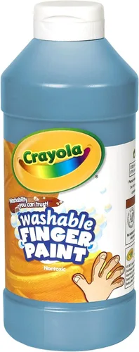 Crayola - Botella de pintura de dedos lavable, botella exprimible de 32 onzas
