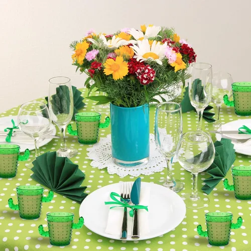 Vista 6 de Juego de 6 vasos de chupito de cactus, divertidos vasos de chupito de plástico de 2 onzas, tazas de cactus, lindos vasos de chupito / vasos