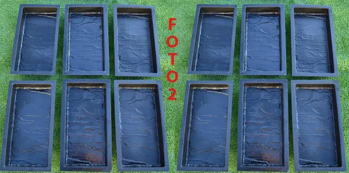 Vista 3 de SvitMolds 12PIECE Design Concrete MOLDS for Paving Brick Slab Patio Garden Path Mould#S19