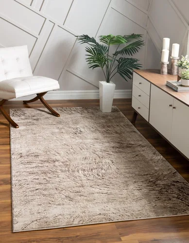 Vista 24 de Unique Loom Oasis Collection - Alfombra de área moderna, de pelo alto y bajo, envejecida, vintage, abstracta (2' 0 x 3' 0, rectangular, azul/gris)