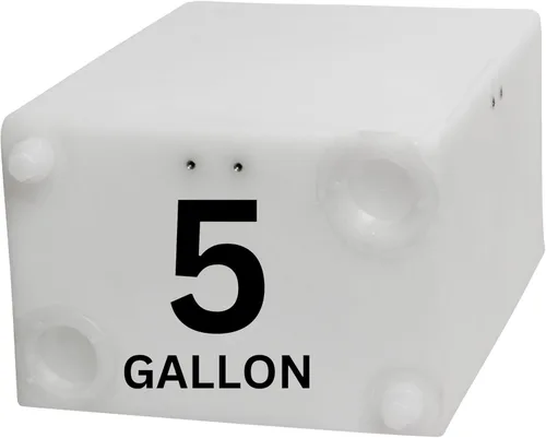 Tanque de agua dulce para autocaravana de 5 galones, tanque de almacenamiento de agua potable para beber, cocinar, limpiar, ducharse, para