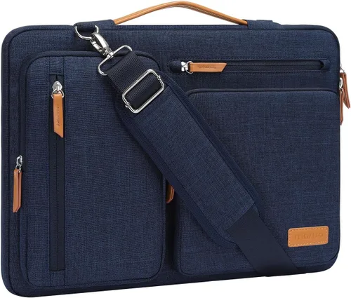 Vista 19 de MOSISO Bolsa de hombro protectora 360 para laptop, bolsa de computadora de 13 a 13.3 pulgadas compatible con MacBook, HP, Dell, Lenovo, Asus