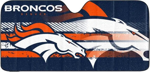 Vista 22 de Fanmats Parasol Solar Automático para Parabrisas de la NFL, Protector Solar Visera Solar Acordeón Tri-plegable para Almacenamiento 59" x 29.5