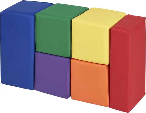 Vista 3 de FDP SoftScape Stack-a-Block bloques de construcción de espuma grande, juego suave para niños y niños