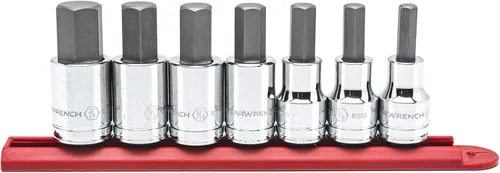 Vista 3 de GEARWRENCH 80721 Juego de 7 piezas de llaves de vaso hexagonales de 1/2 pulgada, SAE