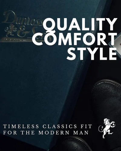 Vista 7 de Dunross & Sons Botas Chelsea Jayden para hombre, botas de cuero cómodas Jayden Negro