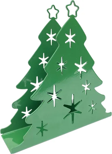 Vista 7 de Servilleteros para mesas: diseño de árbol de Navidad para decoraciones de Navidad, servilleteros para cocina, granja, restaurante, decoración