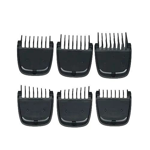 Vista 3 de Trimmer Juego de 6 piezas de repuesto (solo para cuchilla T extra ancha de 1.614 in) peine guía de corte de pelo para Philips Norelco Multigroom