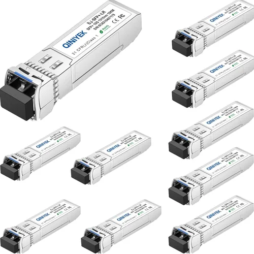 Vista 13 de Transceptor SFP+ 10GBase-LR, módulo LC dúplex SFP+ monomodo 10G, compatible con Cisco SFP-10G-LR, Ubiquiti UF-SM-10G, Meraki MA-SFP-10GB-LR