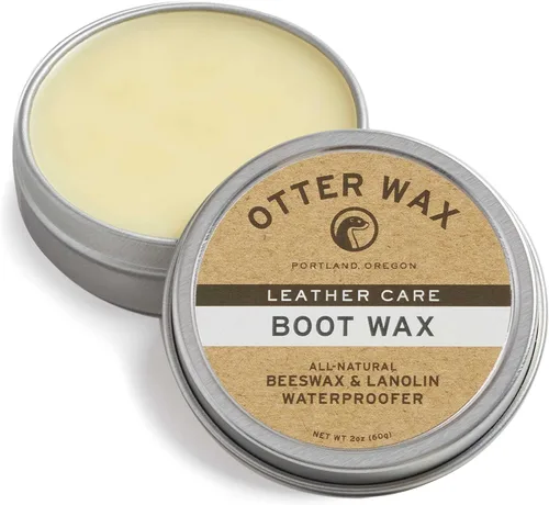 Otter Wax Cera para botas | 2 onzas | Impermeabilizante de cuero natural | Fabricado en Estados Unidos