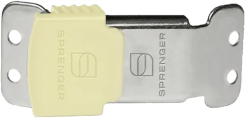 Vista 2 de Herm Sprenger Hebilla ClicLock de Acero Inoxidable con Cierre de Liberación Rápida con Chaqueta de Plástico que Brilla en la Oscuridad para Collar