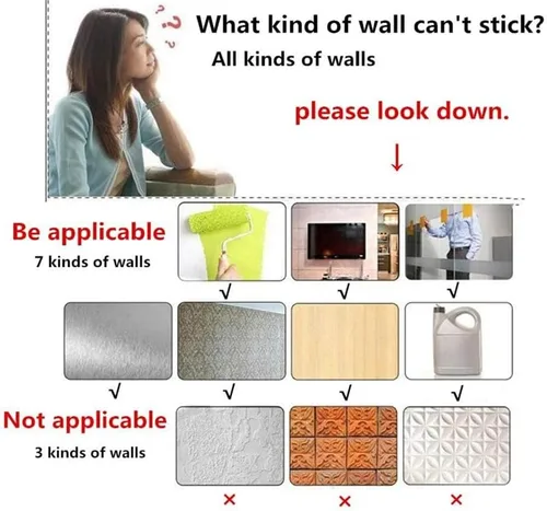 Vista 6 de Calcomanías de espejo de bricolaje, 20 calcomanías extraíbles 3D para espejo de pared, espejos acrílicos con patrón geométrico de clave griega Dorado