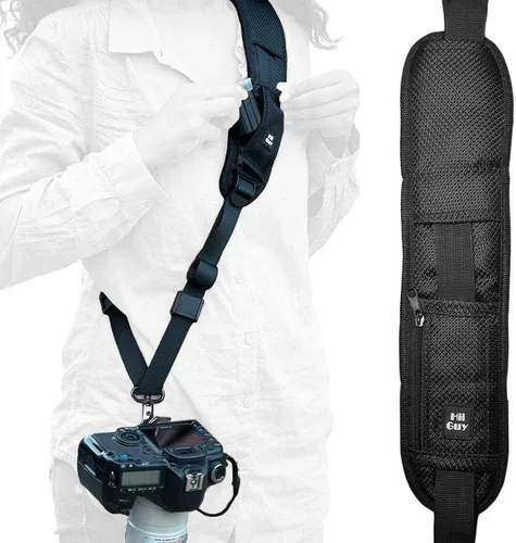 HiiGuy - Correa para cámara – Regular – Correas de cámara extra largas de 32 a 44 pulgadas para fotógrafos – Correa de hombro resistente para cámara