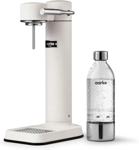 Vista 15 de Aarke Carbonator lll con cilindro de CO2, máquina de agua con gas y carbonatación, acero inoxidable con botella reutilizable PET sin BPA, volumen