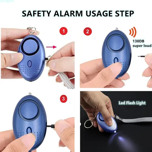 Vista 2 de BATUMEYE Set de regalo para mujer con pompón, cordón para bálsamo labial, tarjetero, silbato, soporte para botella de viaje, botella abierta