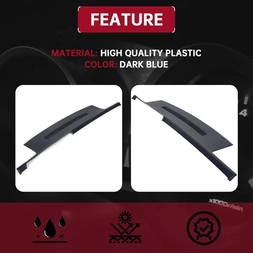 Vista 3 de HECASA Cubierta de tablero de instrumentos compatible con camionetas C1500 C2500 C3500 de 1988-1994/K1500 2500 3500 Chevy Suburban Yukon, Blazer