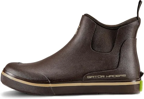 Vista 21 de Gator Waders Botas de Campamento para Hombre - Botas de Tobillo Impermeables Duraderas Antideslizantes Forradas de Neopreno para Acampar, Pescar