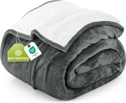 Vista 10 de Utopia Bedding Manta Sherpa Tamaño Throw (Negro, 50x60 Pulgadas) - Manta Reversible de Vellón Suave y Ligera para Cama, Sofá, Sillón, Camping