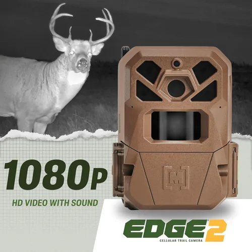 Vista 5 de Moultrie Edge 2 Cellular Trail Camera - Auto Connect Nationwide 4G LTE - On Demand 36MP Photo - 1080P Video with HD Audio - 100 Ft Detection Range