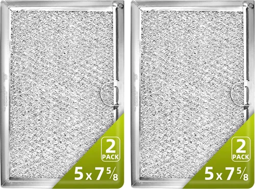 Filtro de grasa para microondas de 7.625 x 5 pulgadas para filtro de ventilación de microondas G.E Fri.gi.daire 5304464105 5304517871 WB06X10608