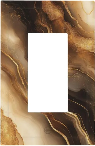 Vista 136 de Cubiertas de Placa de Pared Dúplex Individual Bosque Otoñal Hojas de Arce, Cubierta de Interruptor de Luz 1 Gang, Placa de Salida Decorativa