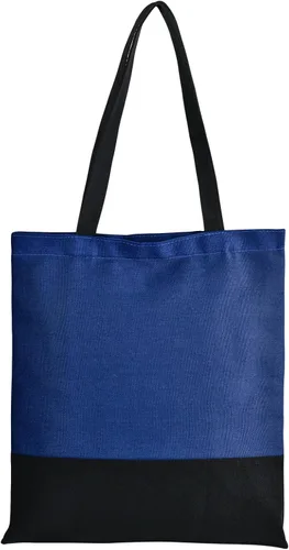 Bolsa de lona con cremallera y bolsillo interior, bolsas de compras reutilizables para comestibles, bolsa de mano de moda