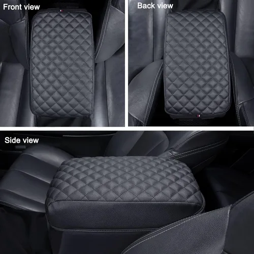Vista 3 de JKCOVER Funda para Reposabrazos de Consola Central Compatible con Toyota 4Runner 2010-2022 2023 2024 Accesorios para Camioneta Cojín Protector