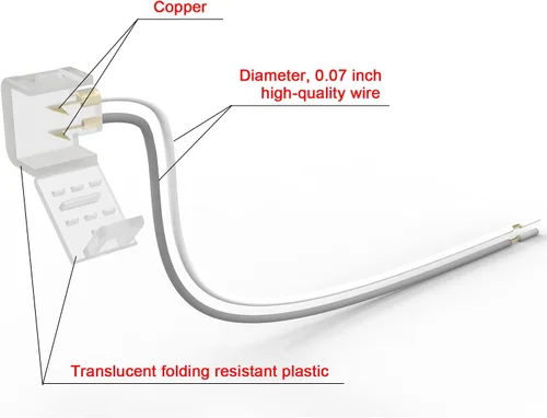 Vista 2 de 8 conectores LED para tira de luces de 2 pines, letrero de neón de bricolaje, conector sin soldadura a presión para 12 V CC, LED neón flexible de un
